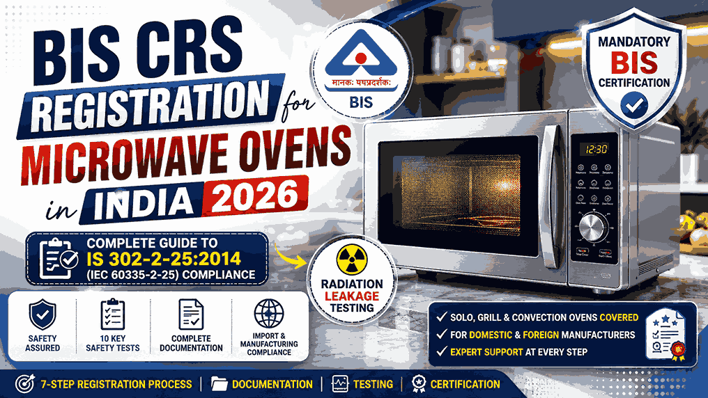 bis crs registration microwave oven india 2026