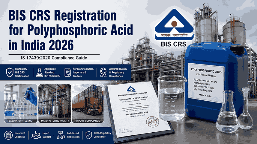 BIS CRS registration for polyphosphoric acid