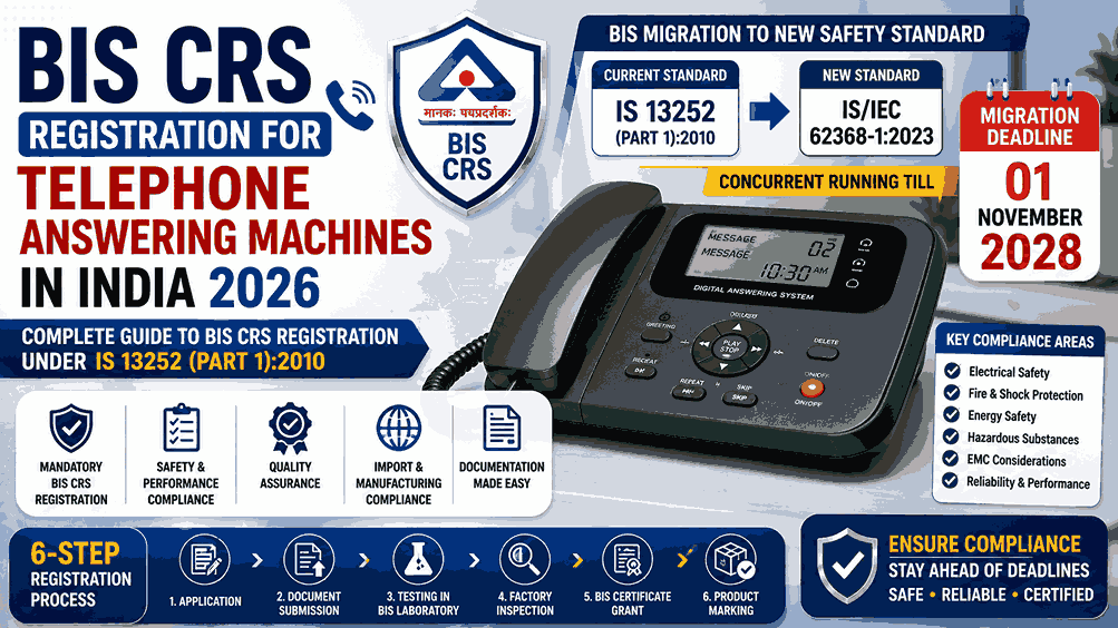 bis crs registration telephone answering machines india 2026.png